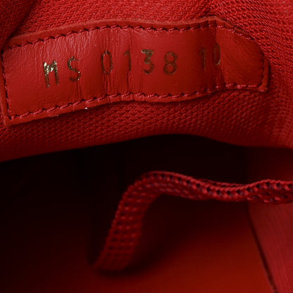 Louis Vuitton Calfskin Luxembourg Sneakers 10 Red 9 of 10