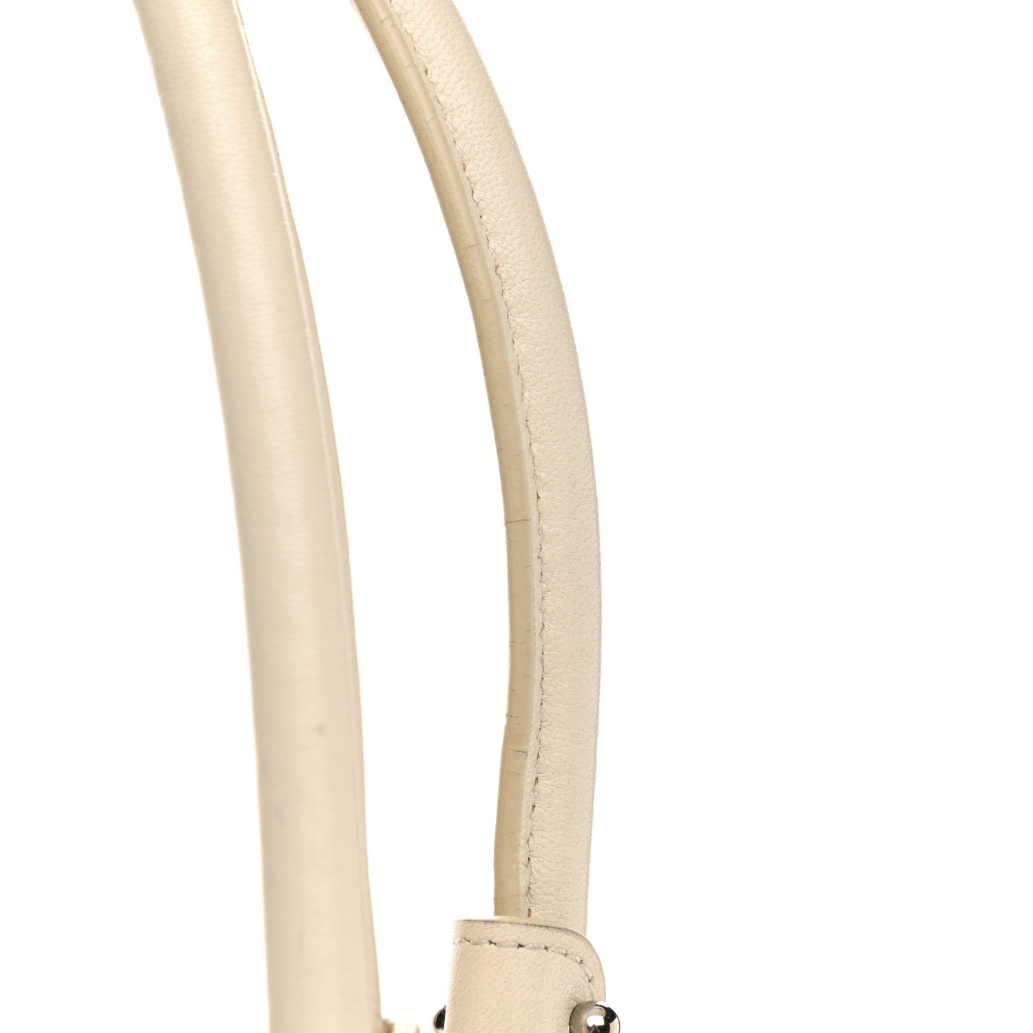 Salvatore Ferragamo Calfskin Vittoria Satchel Ivory 13 of 17