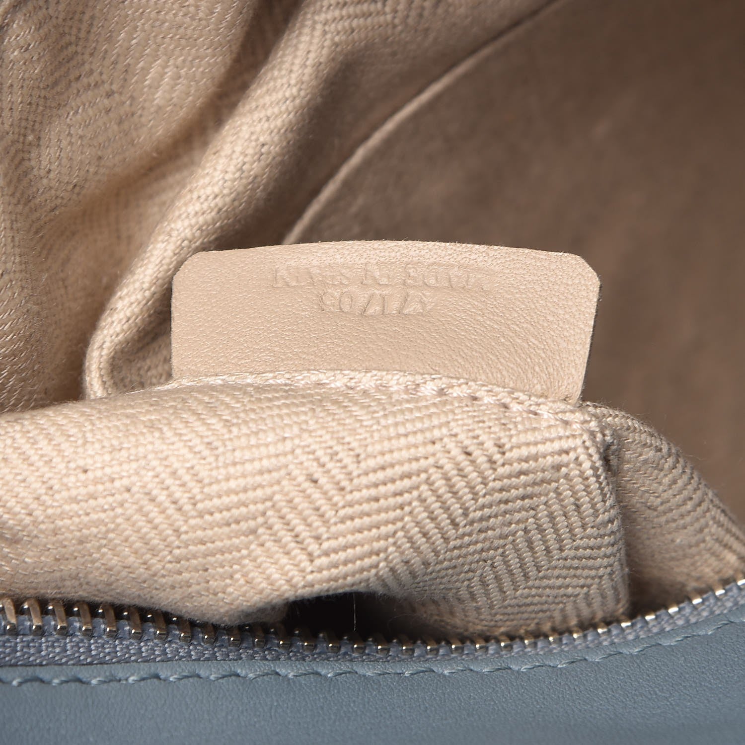 Loewe Calfskin Small Puzzle Bag Stone Blue 6 of 7