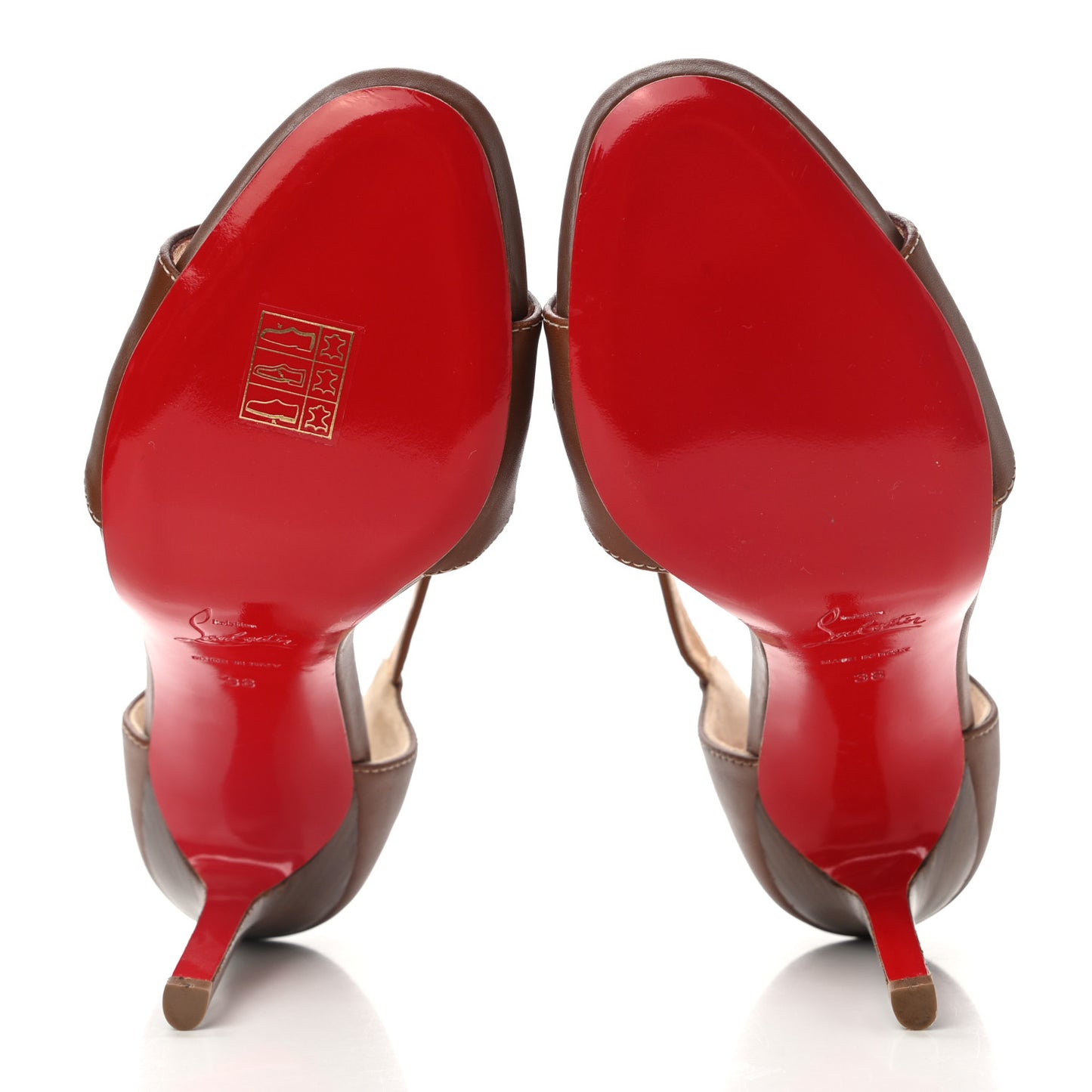 Calfskin In My City 100 Pumps 38 Cognac