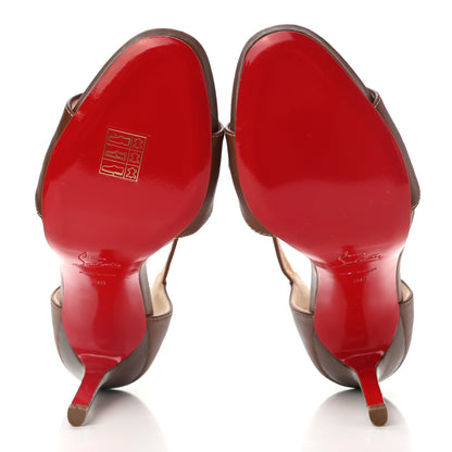 Christian Louboutin Calfskin In My City 100 Pumps 38 Cognac 5 of 8