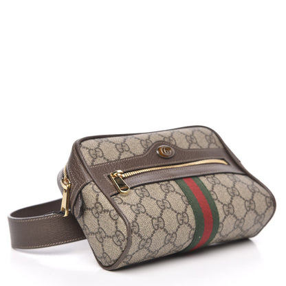 Gucci GG Supreme Monogram Web Small Ophidia Belt Bag 75 30 Dark Brown 3 of 9