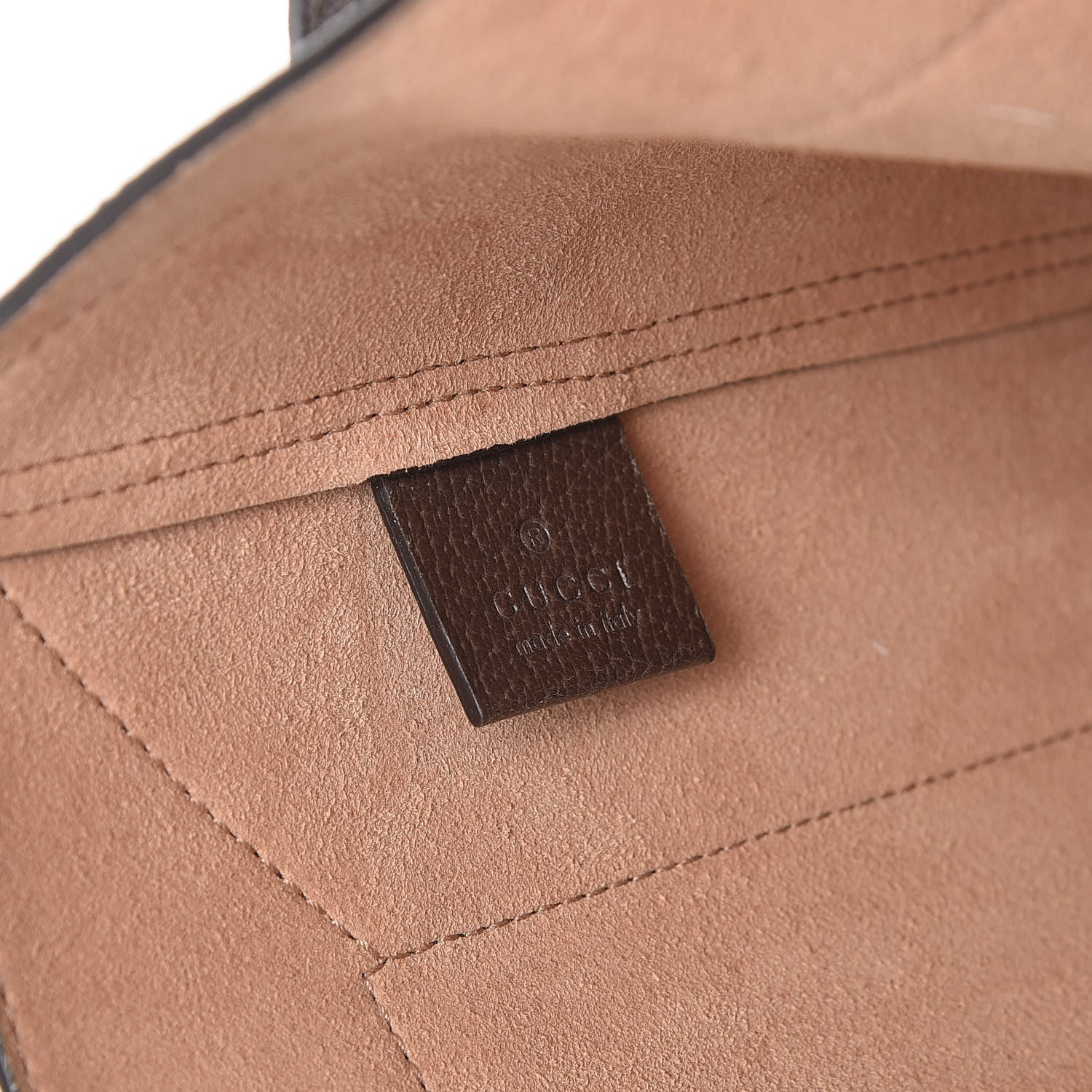 Gucci GG Supreme Monogram Web Large Ophidia Vertical Shopping Tote Brown 7 of 10
