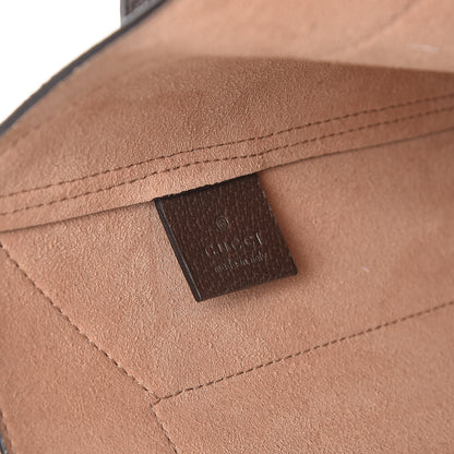 Gucci GG Supreme Monogram Web Large Ophidia Vertical Shopping Tote Brown 7 of 10