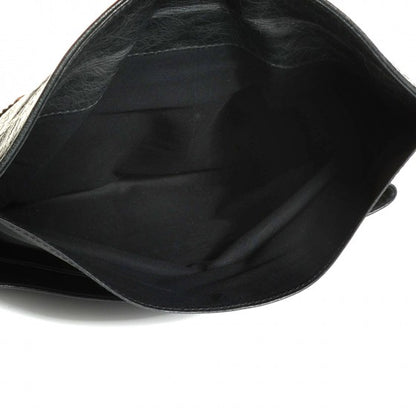 Balenciaga Agneau Giant Brogues Hardware Envelope Clutch Anthracite 5 of 20