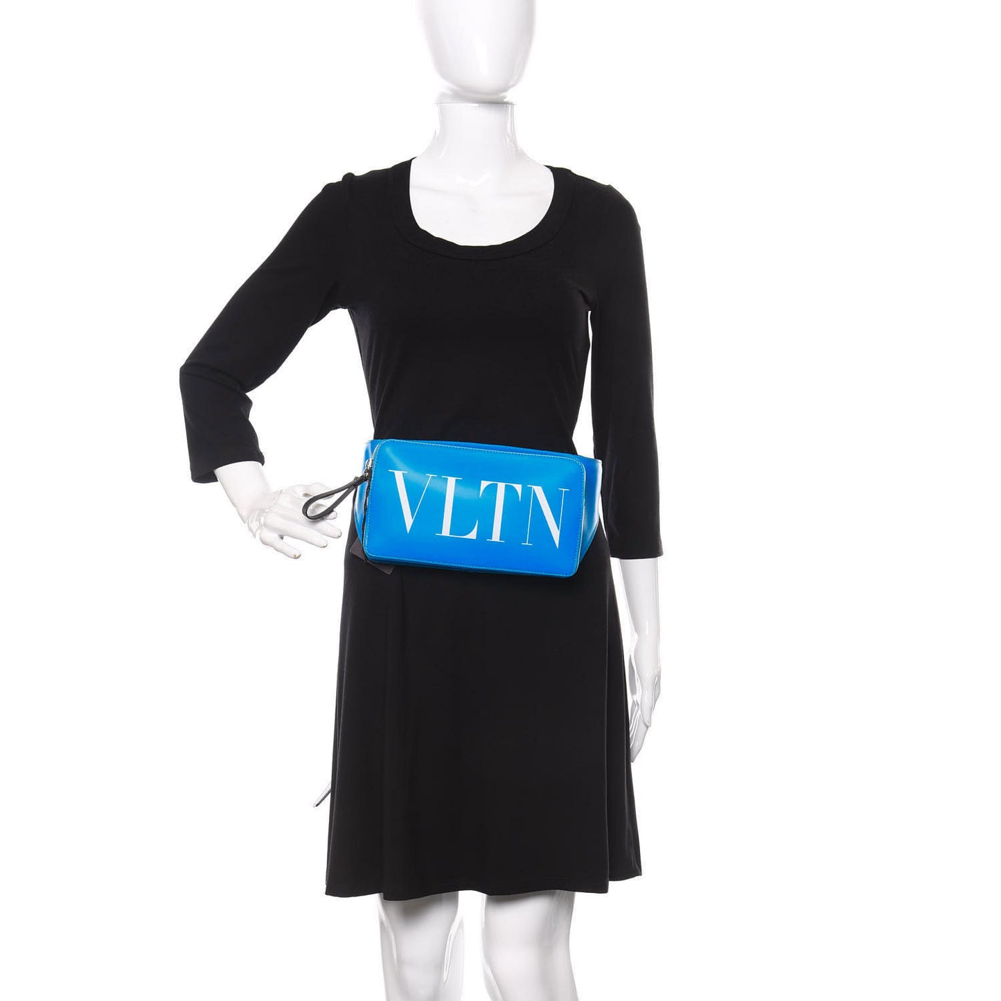 Calfskin VLTN Belt Bag Blue