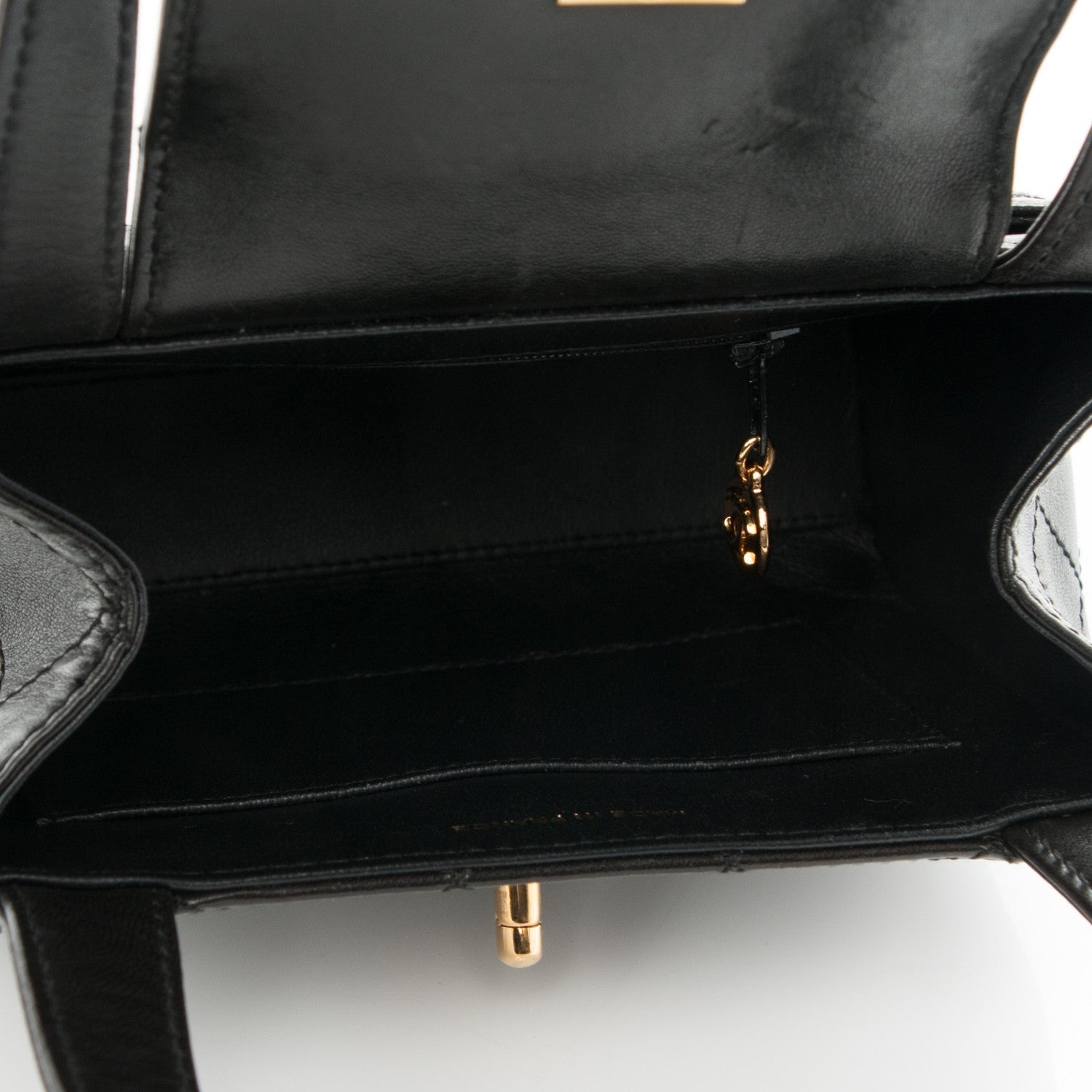 Chanel Lambskin Evening Bag Black 5 of 9