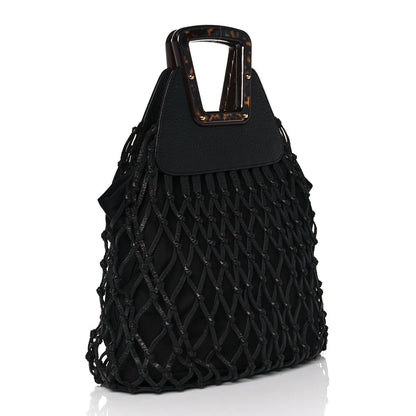 Dolce & Gabbana Calfskin Net Frame Tote Black 2 of 8