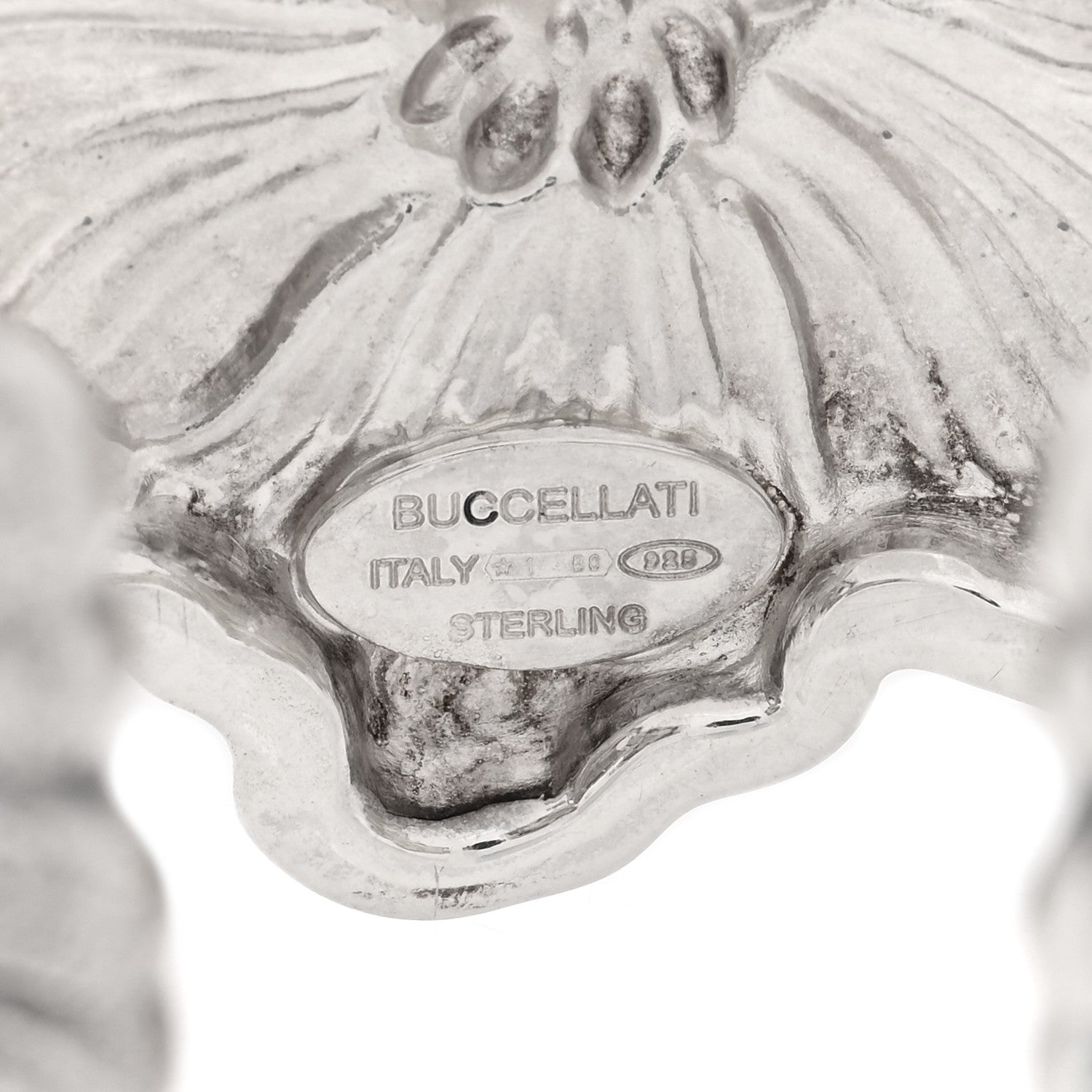 Buccellati Sterling Silver Blossoms Gardenia Cuff Bracelet 3 of 3