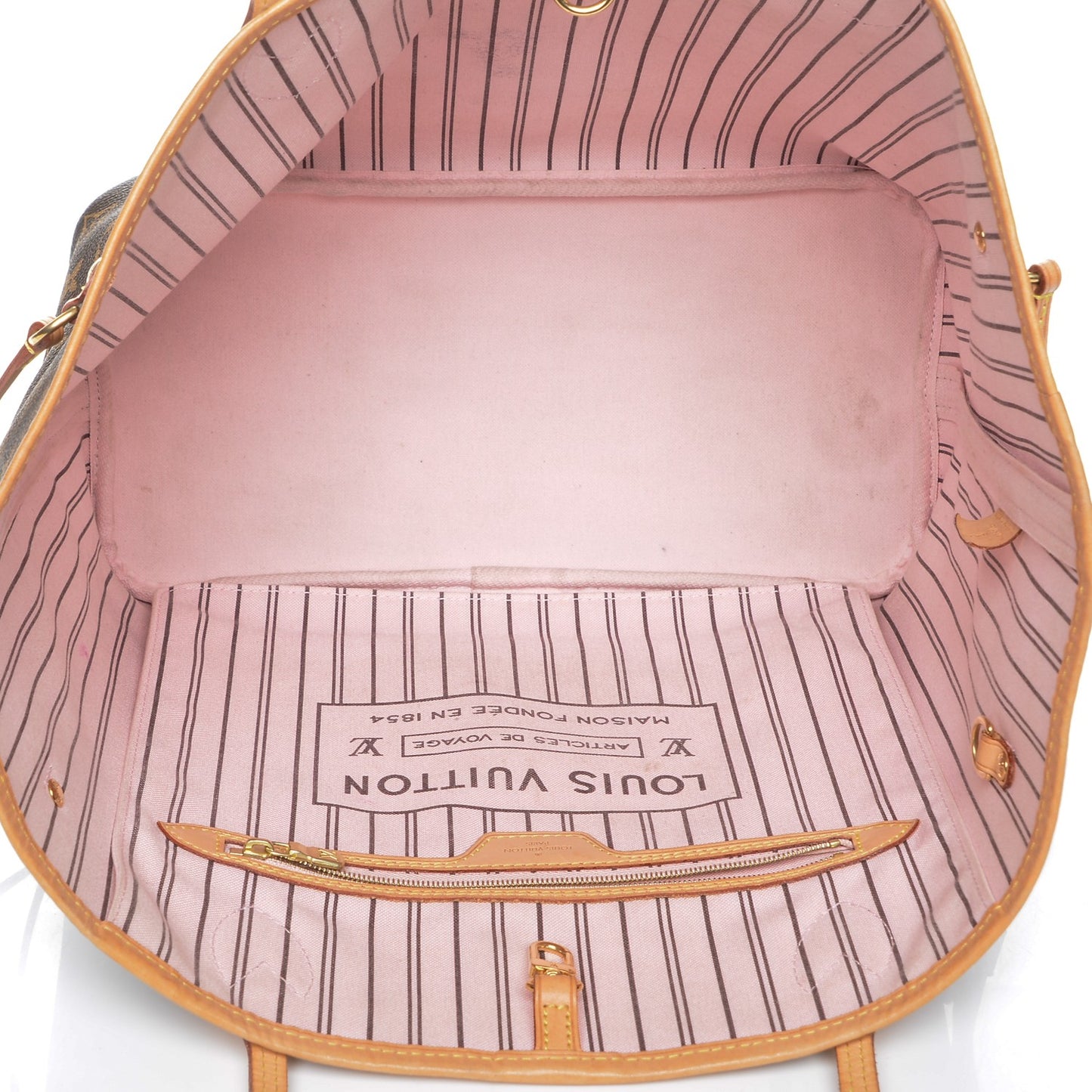 Monogram Neo Neverfull MM Rose Ballerine