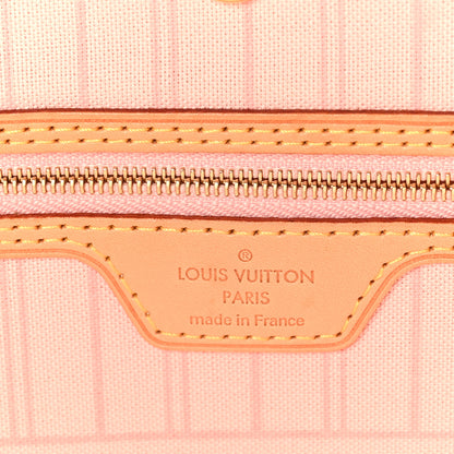 Louis Vuitton Damier Azur Neo Neverfull MM Rose Ballerine 7 of 11