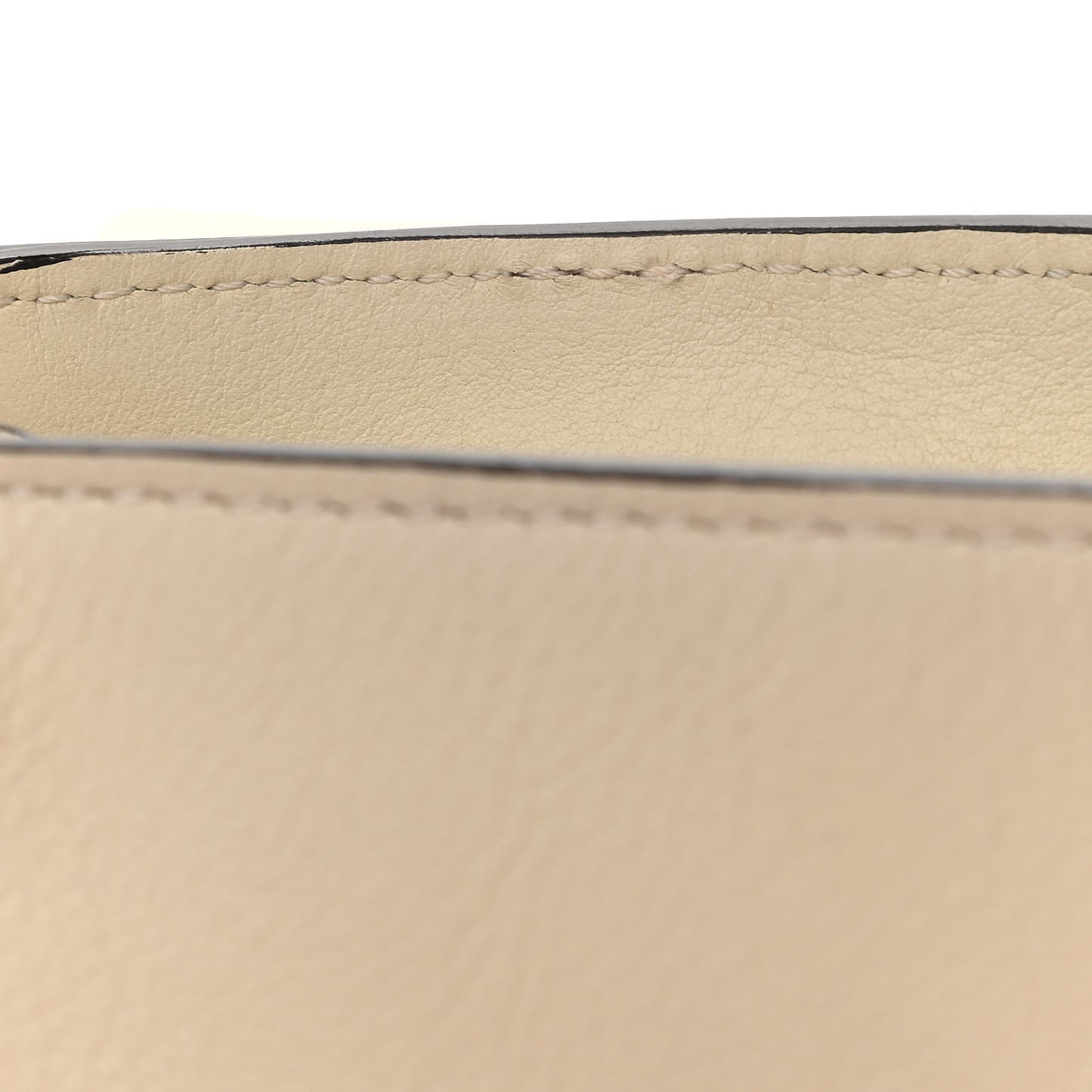 Suede Calfskin Mini Faye Backpack Off White