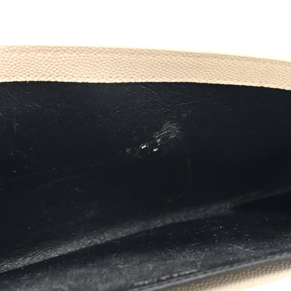 Saint Laurent Grain De Poudre Monogram Uptown Chain Wallet Crema Soft 10 of 17