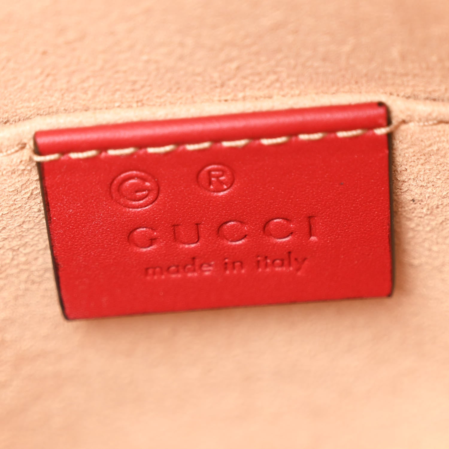 Gucci GG Supreme Monogram Blooms Mini Chain Shoulder Bag Beige Blue Navy Hibiscus Red 6 of 10