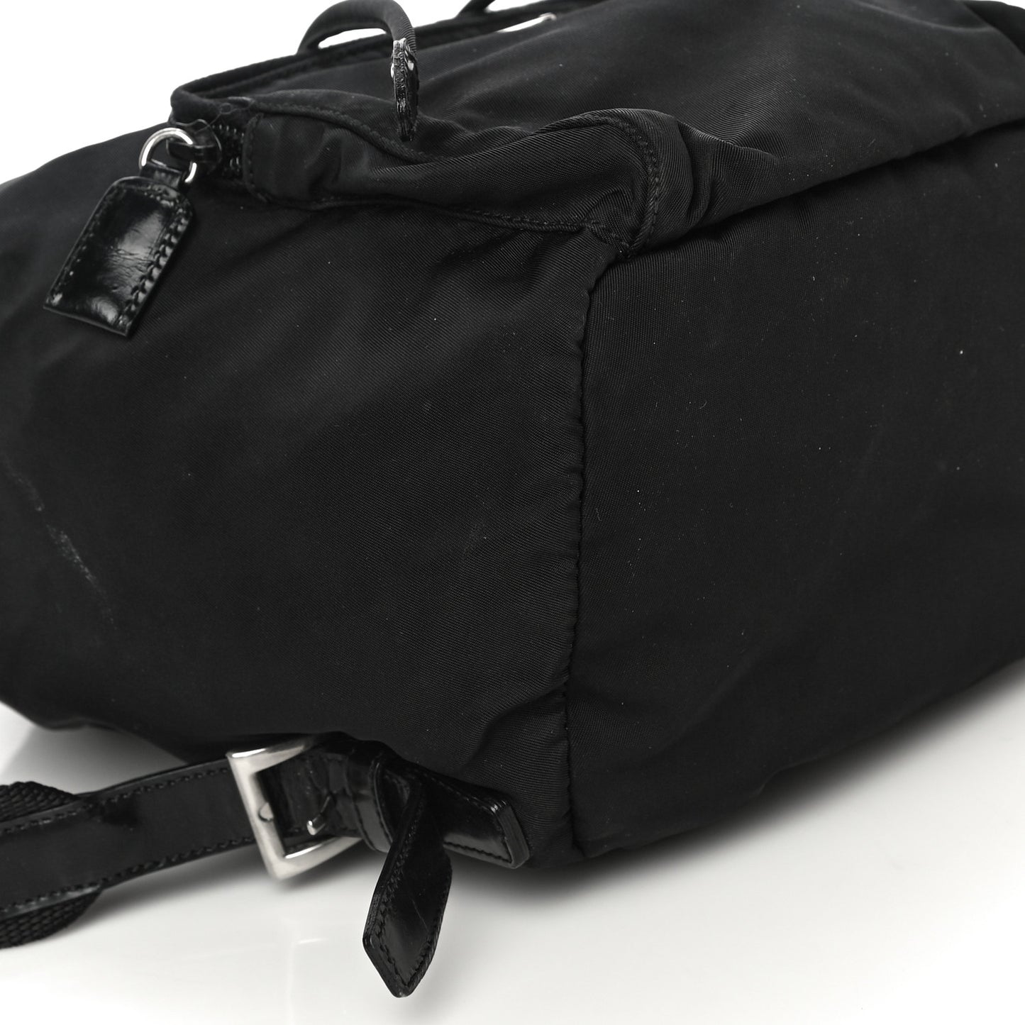 Nylon Vela Mini Cinch Backpack Black
