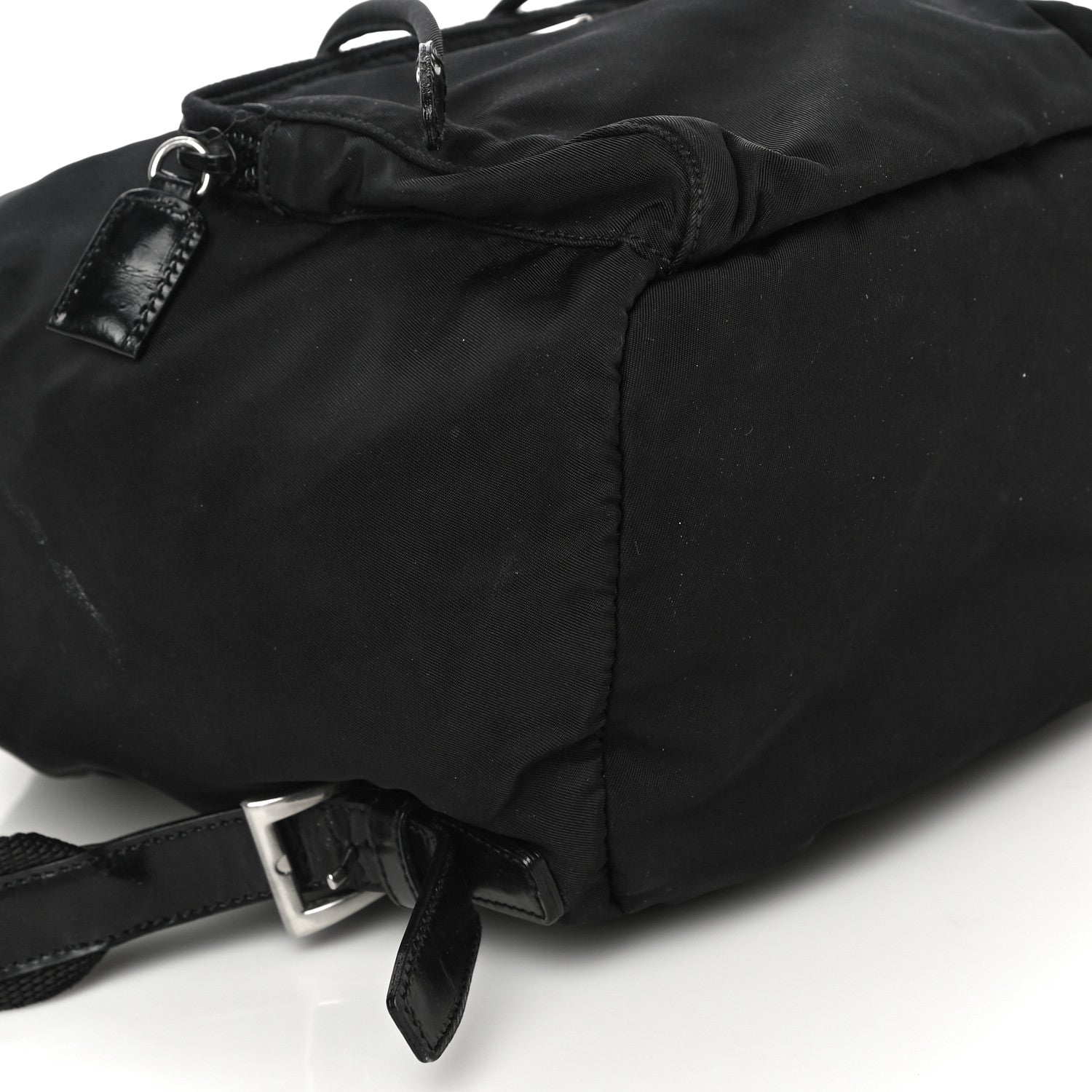 Prada Nylon Vela Mini Cinch Backpack Black 8 of 12