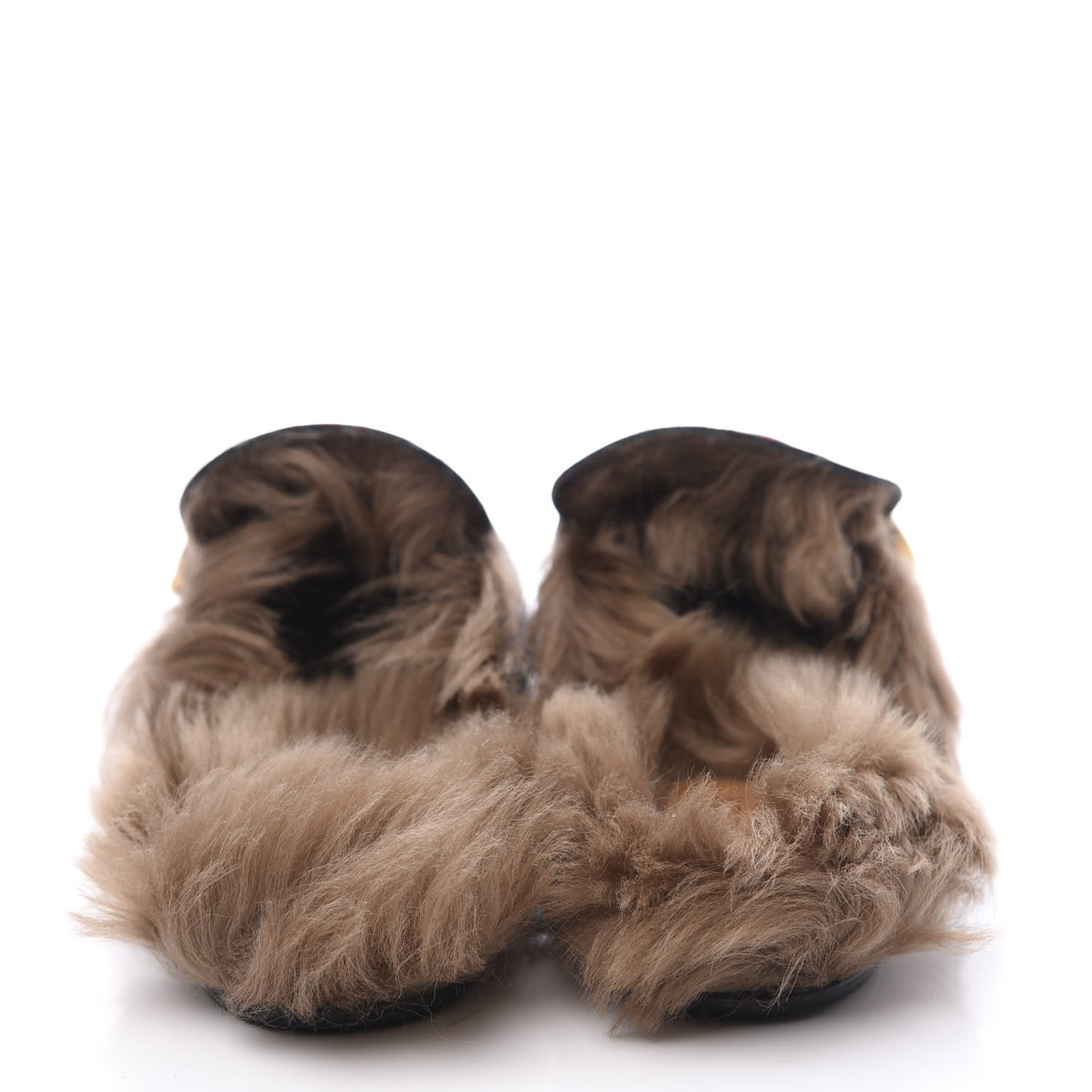 Canvas GG Monogram Diamond Fur Web GG Mens Princetown Slippers 12.5 Midnight Blue Hibiscus Red
