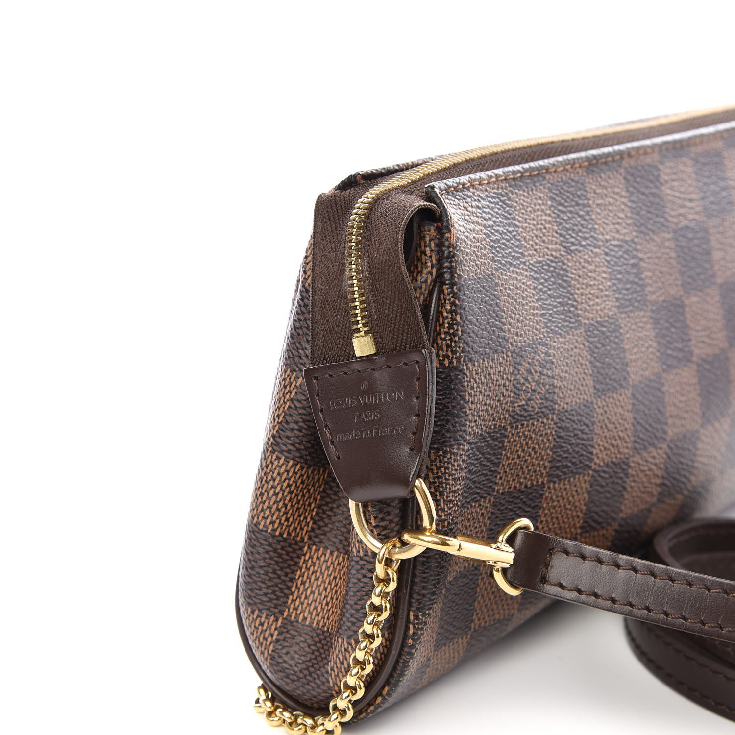 Louis Vuitton Damier Ebene Eva Clutch 7 of 9