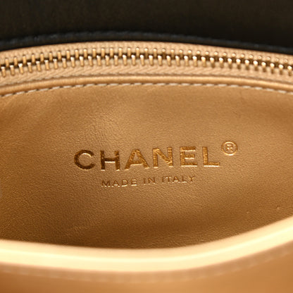 Chanel Lambskin Quilted Mini Medallion Multi Chain Flap Black 5 of 9