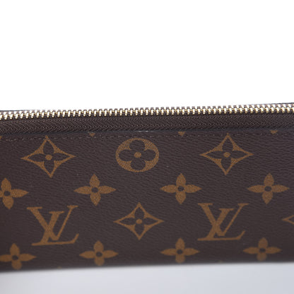 Louis Vuitton Monogram Clemence Wallet Fuchsia 11 of 14