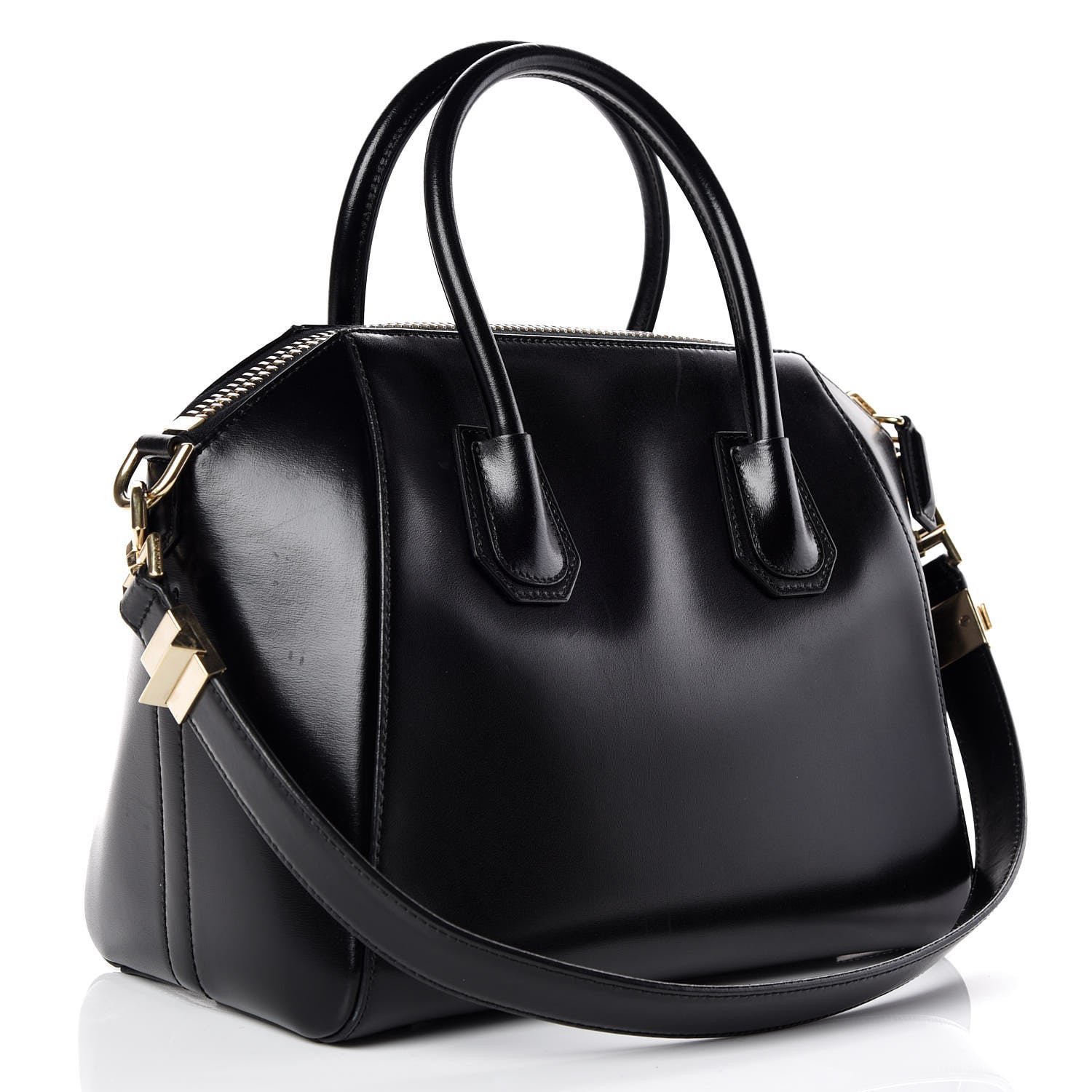Givenchy Shiny Lord Calfskin Small Antigona Black 3 of 13