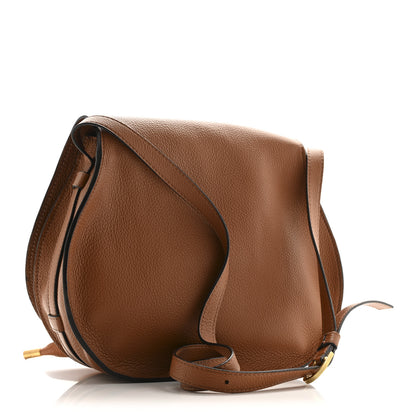 Chloe Calfskin Medium Marcie Round Crossbody Bag Tan 3 of 15