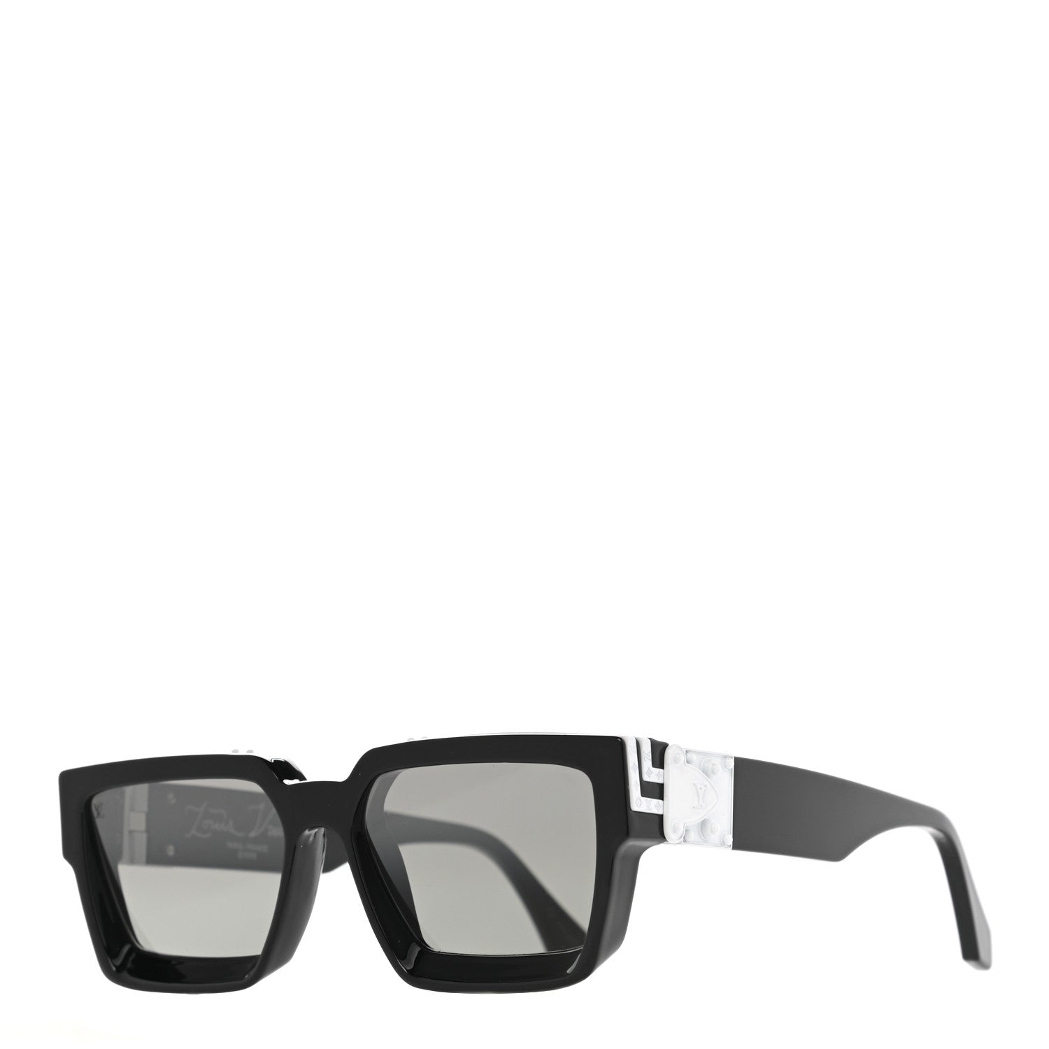 Louis Vuitton Acetate Metal 1.1 Millionaires Sunglasses Z1689E Black 1 of 9