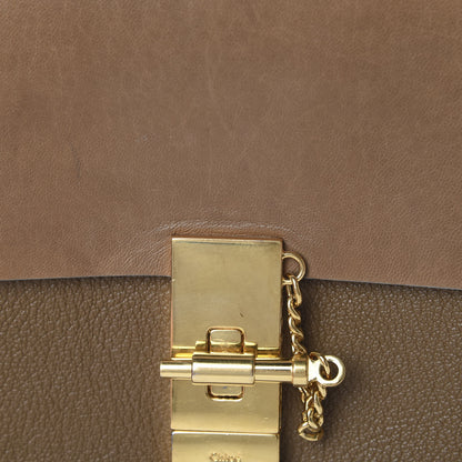 Chloe Grained Lambskin Drew Shoulder Bag Woody Khaki 14 of 16
