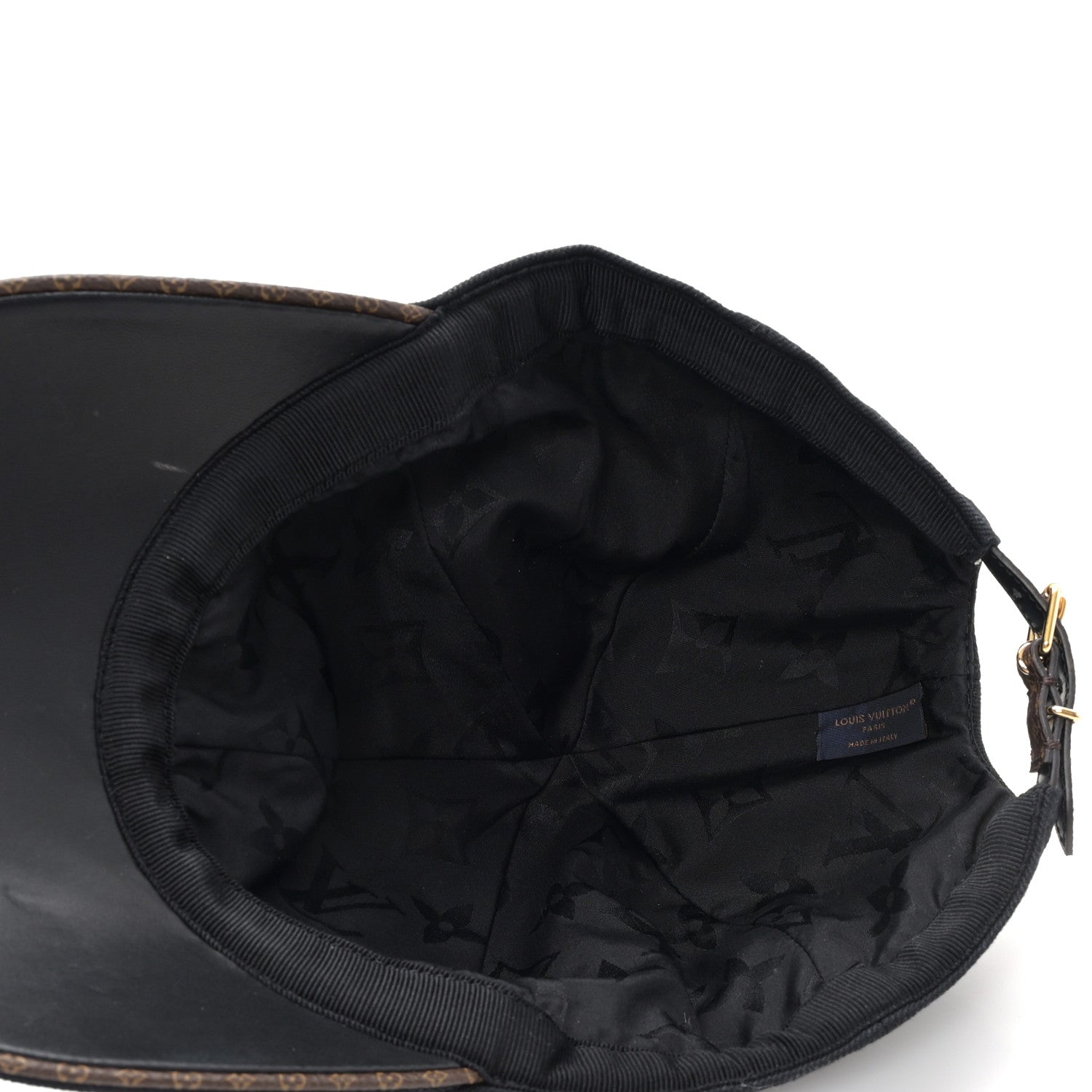 Louis Vuitton Monogram Cotton Jacquard Embroidered LV Day Cap L Black 7 of 9