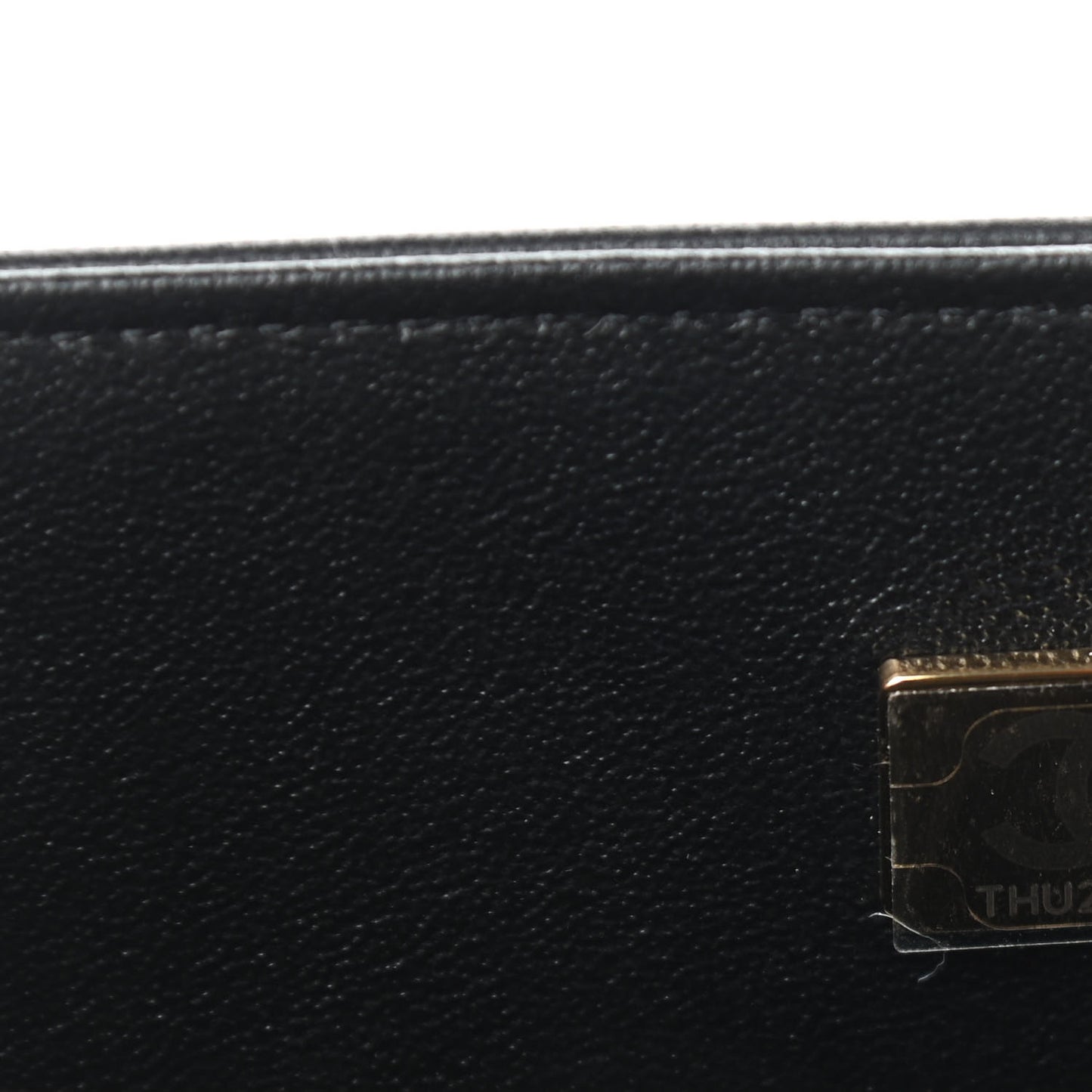 Lambskin Geometric Patchwork Mini Flap Black White