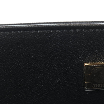 Chanel Lambskin Geometric Patchwork Mini Flap Black White 7 of 12