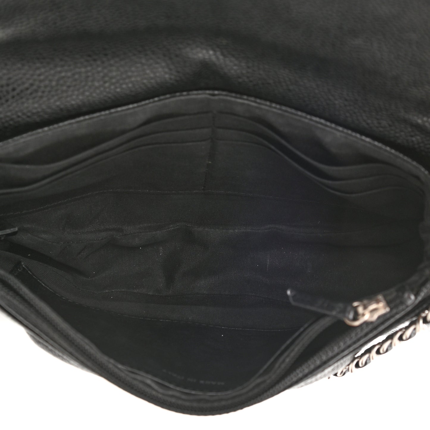 Caviar Half Moon Wallet On Chain WOC Black