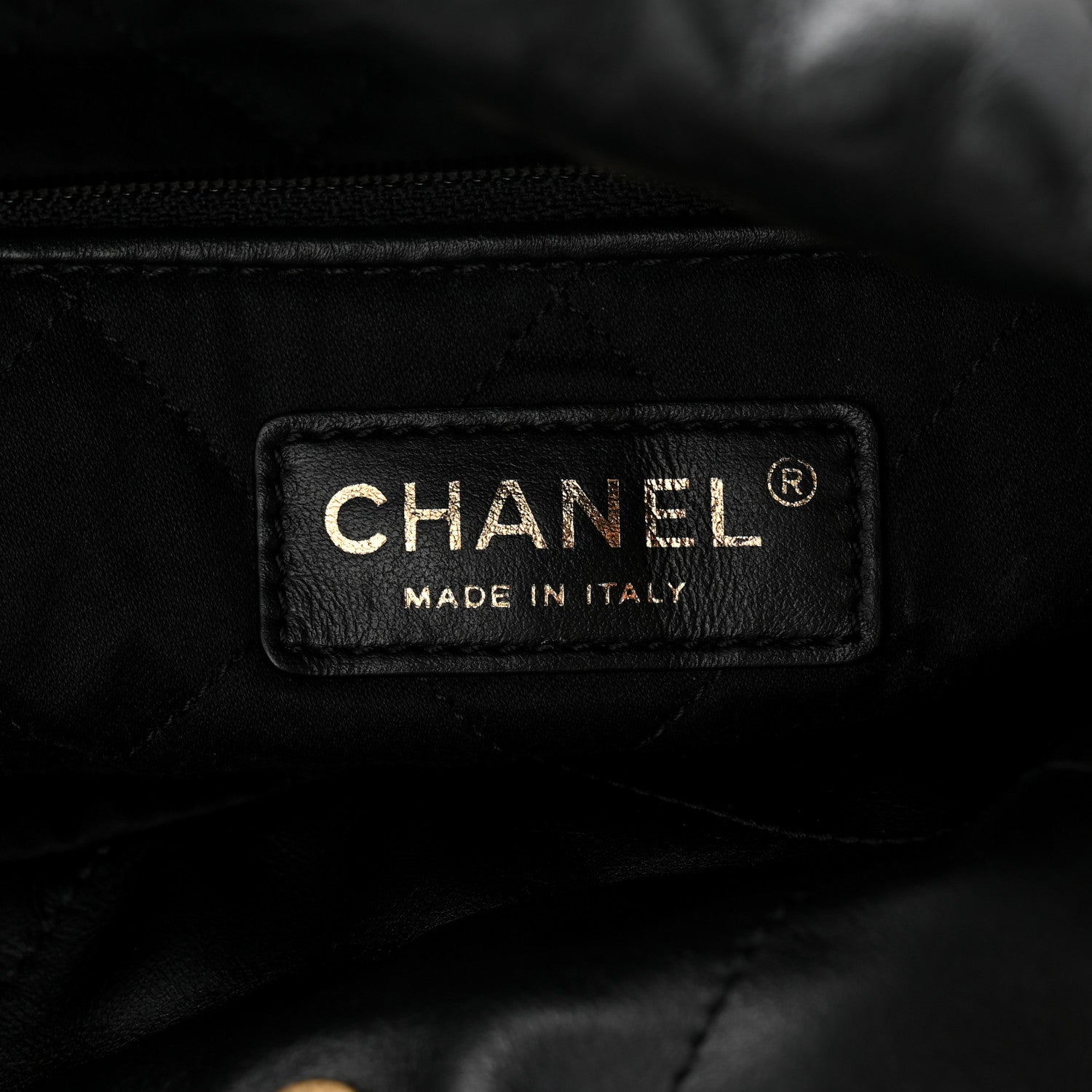 Chanel Shiny Calfskin Quilted Small Chanel 22 Black 6 of 10