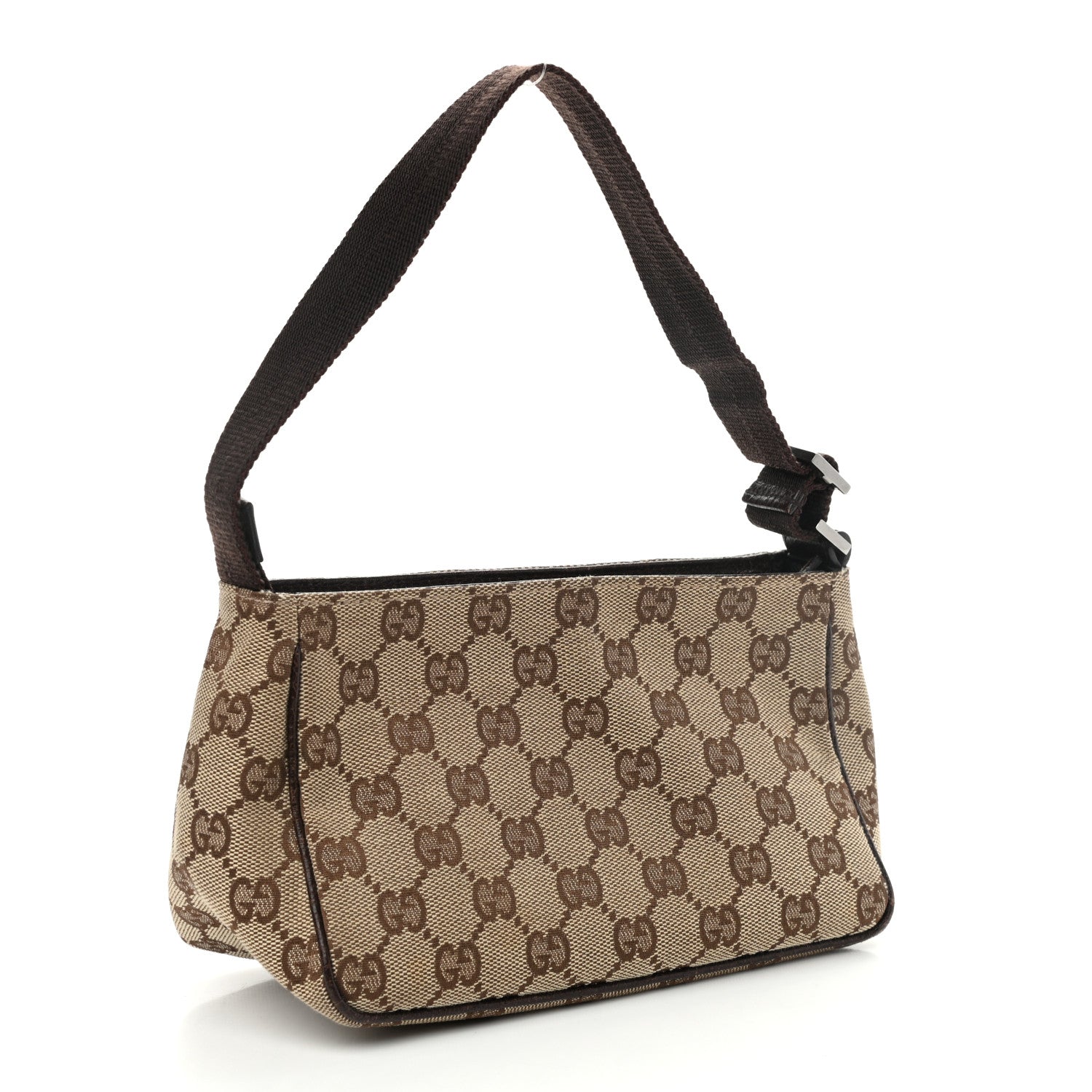 Gucci Monogram Shoulder Bag Dark Brown 2 of 10