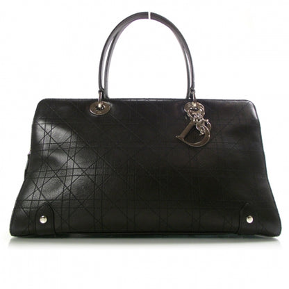 Christian Dior Calfskin Cannage Stitched Large East West Lady Dior Black 1 of 10