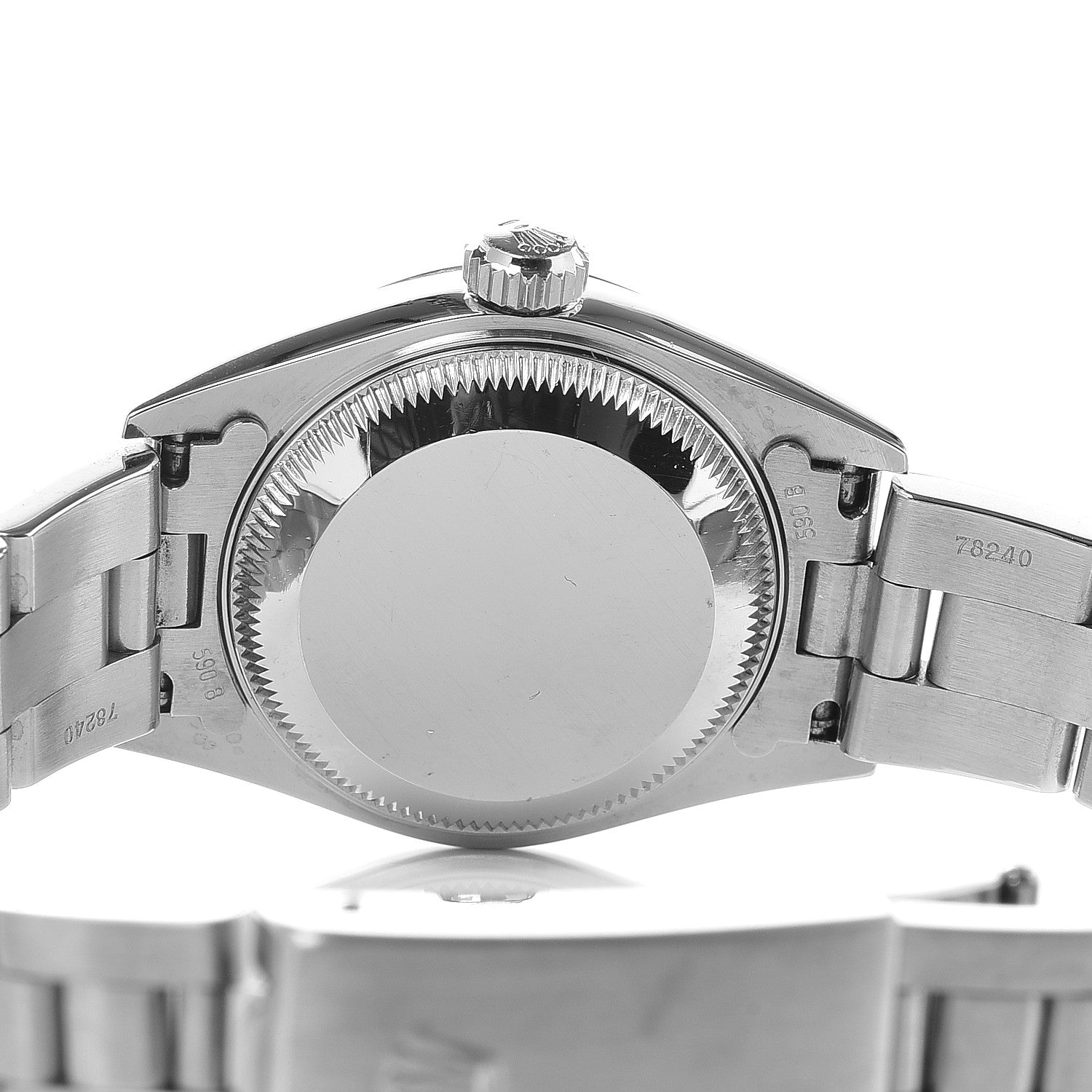 Rolex Stainless Steel 26mm Oyster Perpetual Date Watch Blue Roman 79190 5 of 7