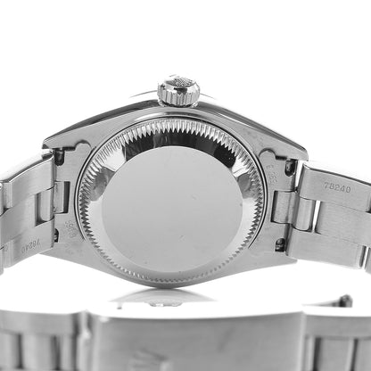 Rolex Stainless Steel 26mm Oyster Perpetual Date Watch Blue Roman 79190 5 of 7