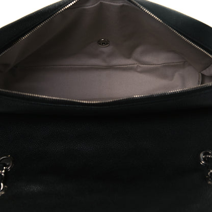 Chanel Caviar Quilted Jumbo Easy Flap Black 5 of 10