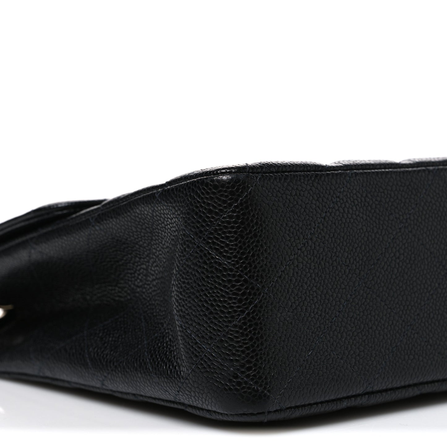 Caviar Jumbo Single Flap Black