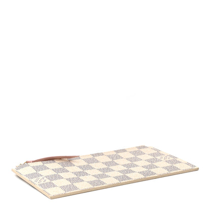 Louis Vuitton Damier Azur Felicie Chain Wallet Zippered Insert Rose Ballerine 4 of 6