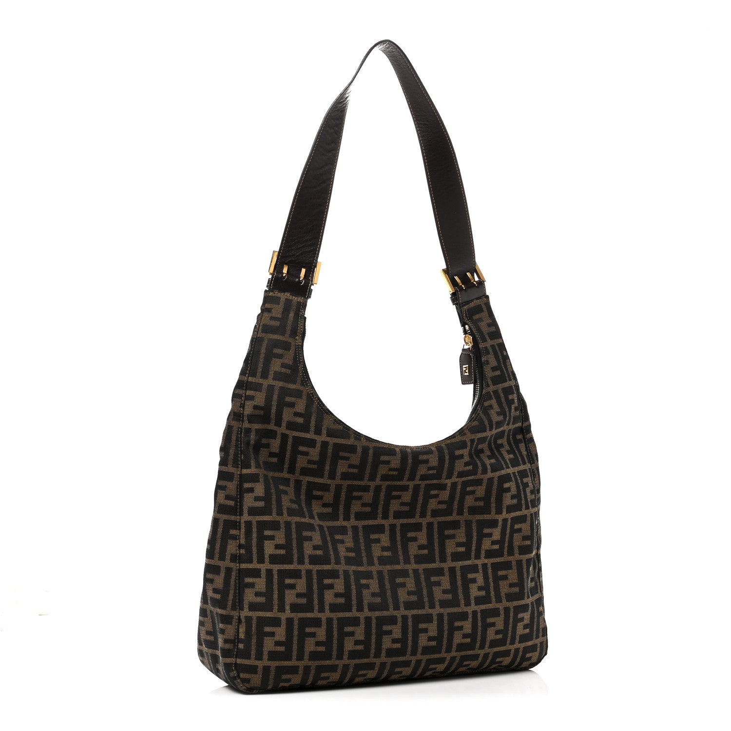 Fendi Zucca Shoulder Bag Tobacco 3 of 9