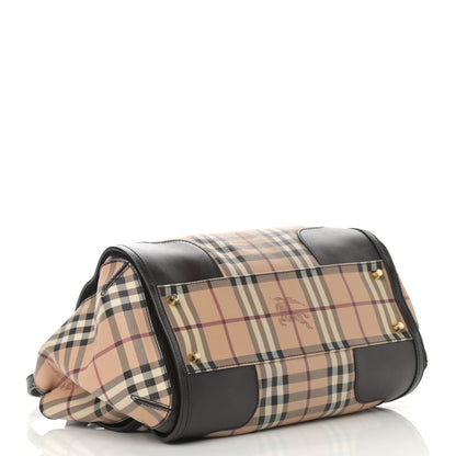 Burberry Haymarket Check Small Gladstone Chocolate 4 of 13