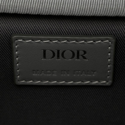 Christian Dior CD Diamond Canvas Calfskin Hit The Road Pet Carrier Gray 5 of 10