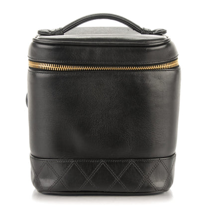 Chanel Lambskin Vanity Cosmetic Case Black 1 of 10