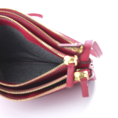 Celine Lambskin Small Trio Crossbody Bag Fuchsia 5 of 11