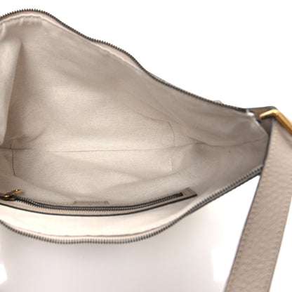 Gucci GG Supreme Monogram Textured Dollar Calfskin Web Small Ophidia Half Moon Hobo Beige Mystic White Oatmeal 4 of 10