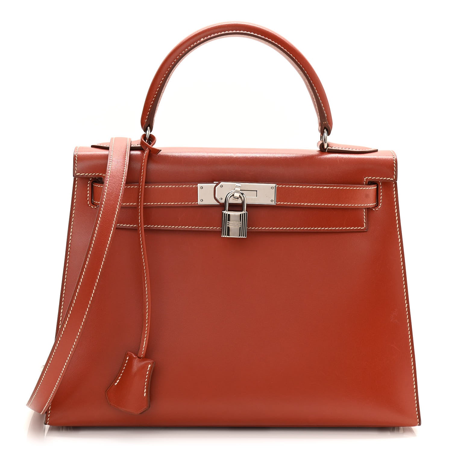 Hermes Box Kelly Sellier 28 Brique 1 of 13