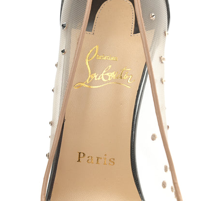 Christian Louboutin Rete Specchio Crystal Strass Follies 100 Pumps 38.5 Silver 7 of 17