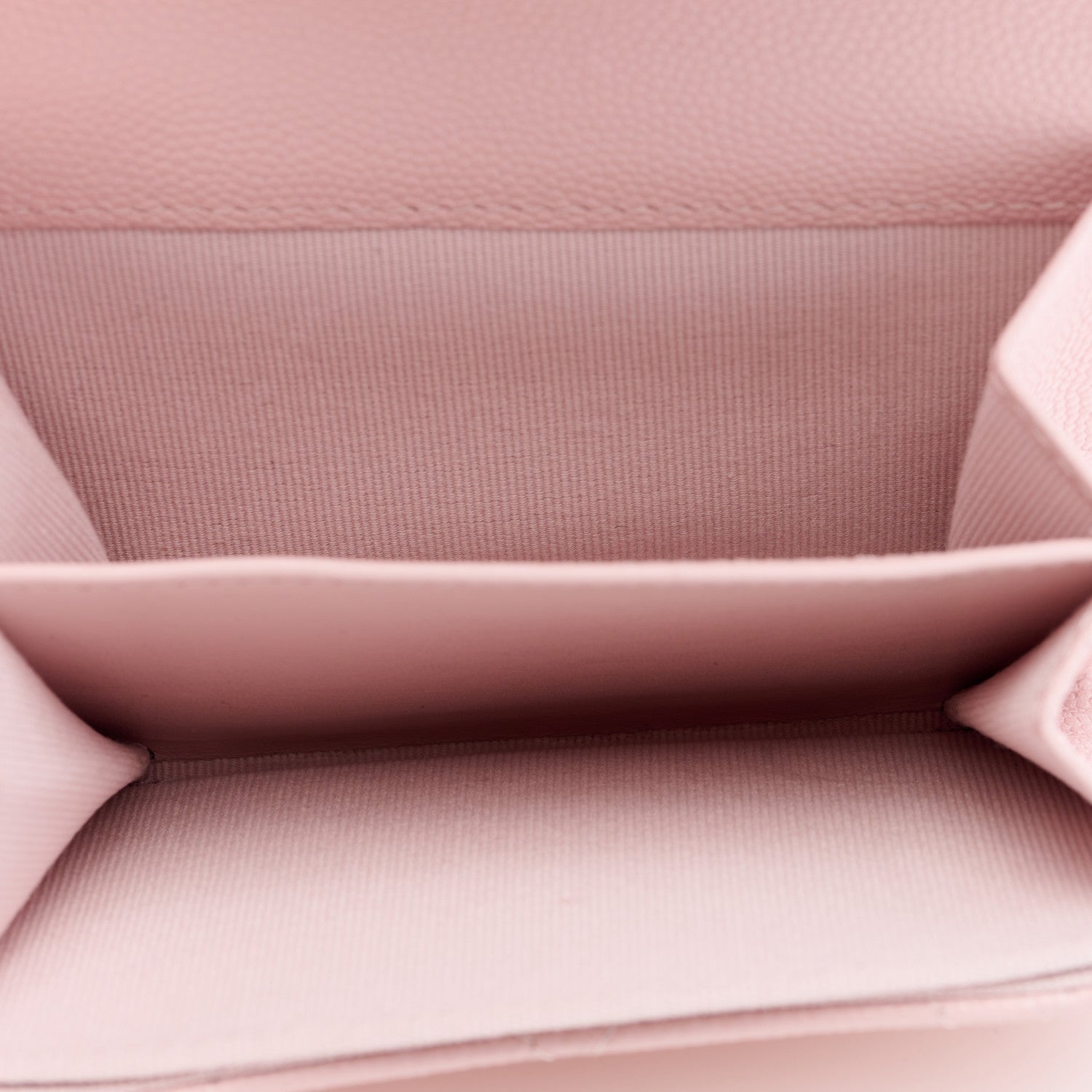 Chanel Caviar Quilted Crystal Enamel Flap Card Holder Pink 5 of 7
