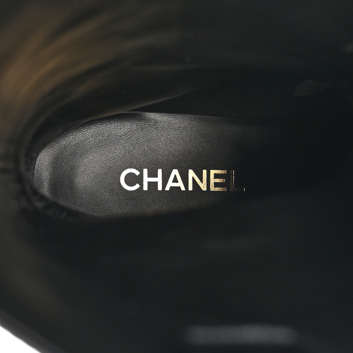 Chanel Calfskin CC High Boots 41 Black 7 of 8